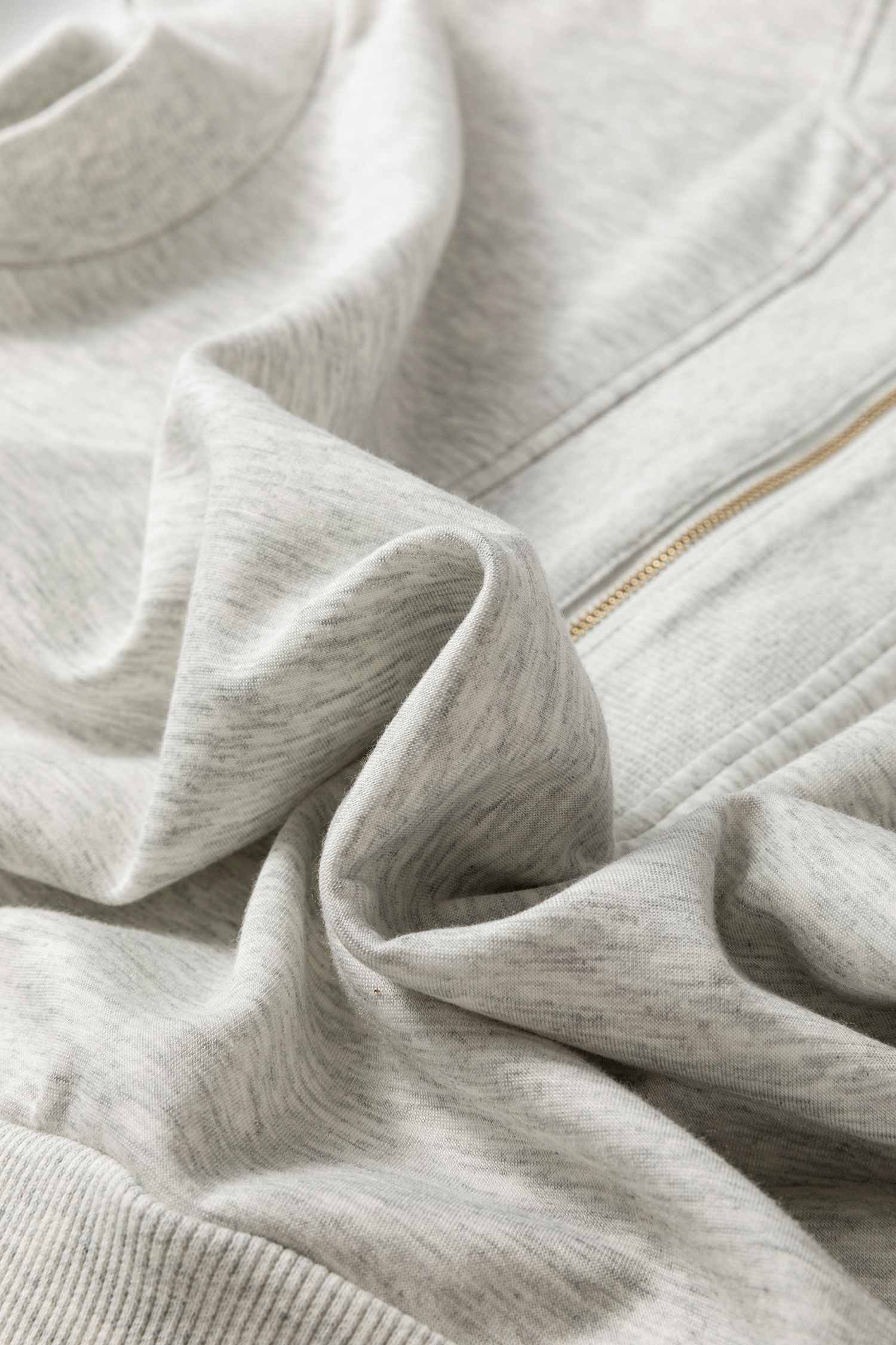 Light Grey Half Zip Polo Tee Casual Pant Set - loveforevers