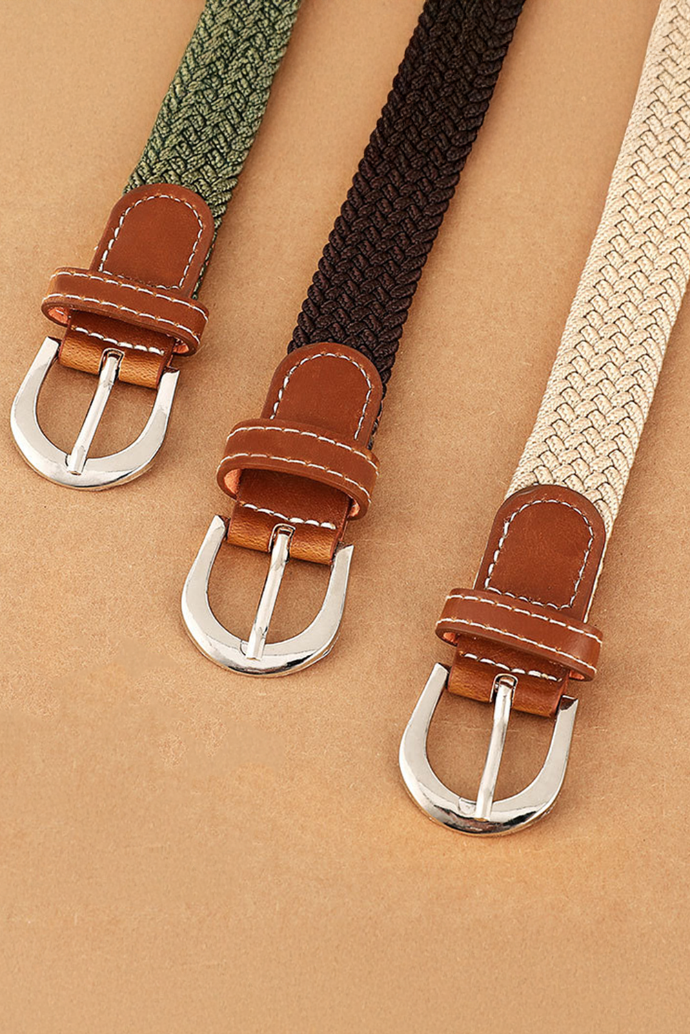 Dearlove White Boho Style Woven Canvas Waist Belt - loveforevers