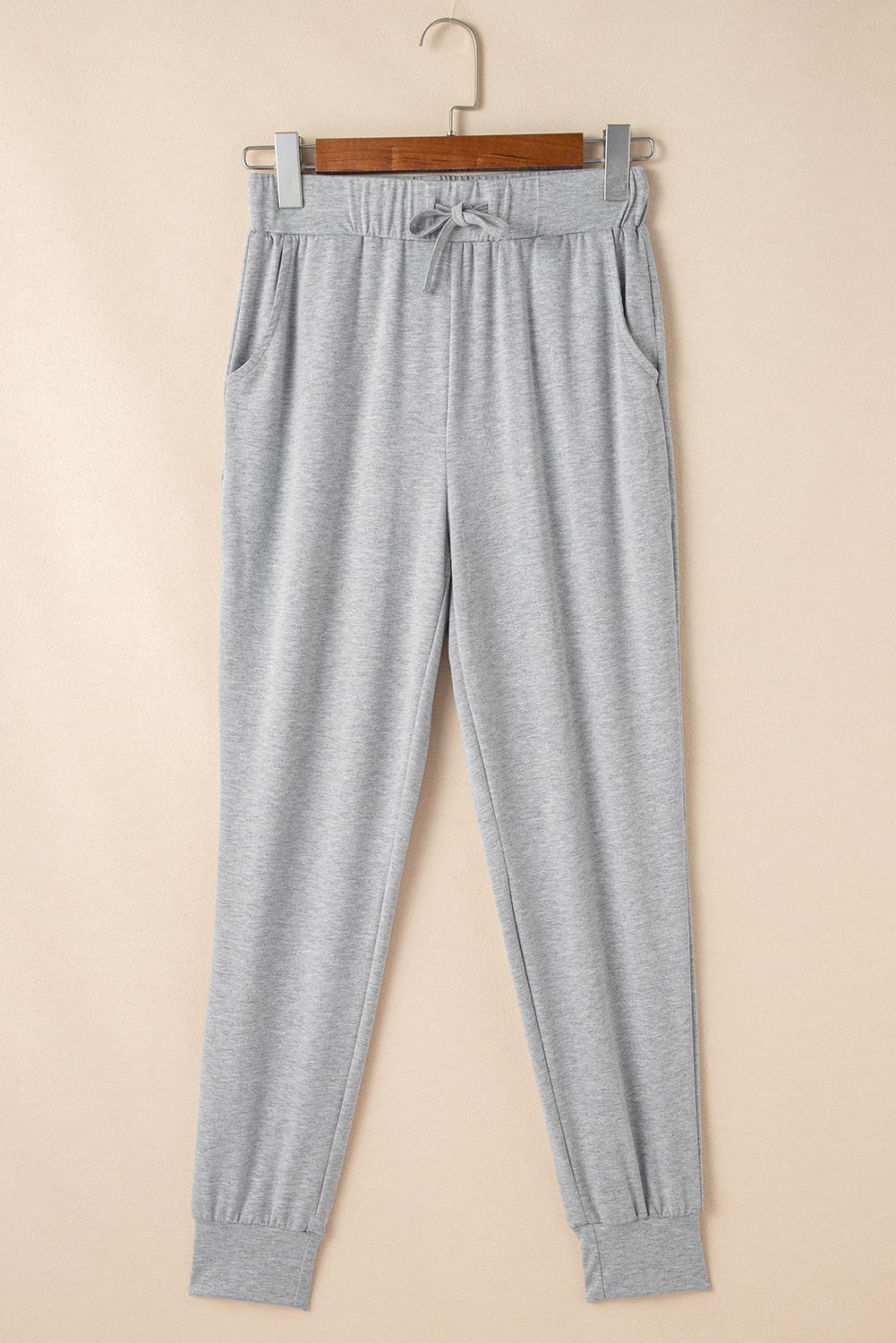Parchment Split Long Cardigan and Skinny Pants Lounge Set - loveforevers