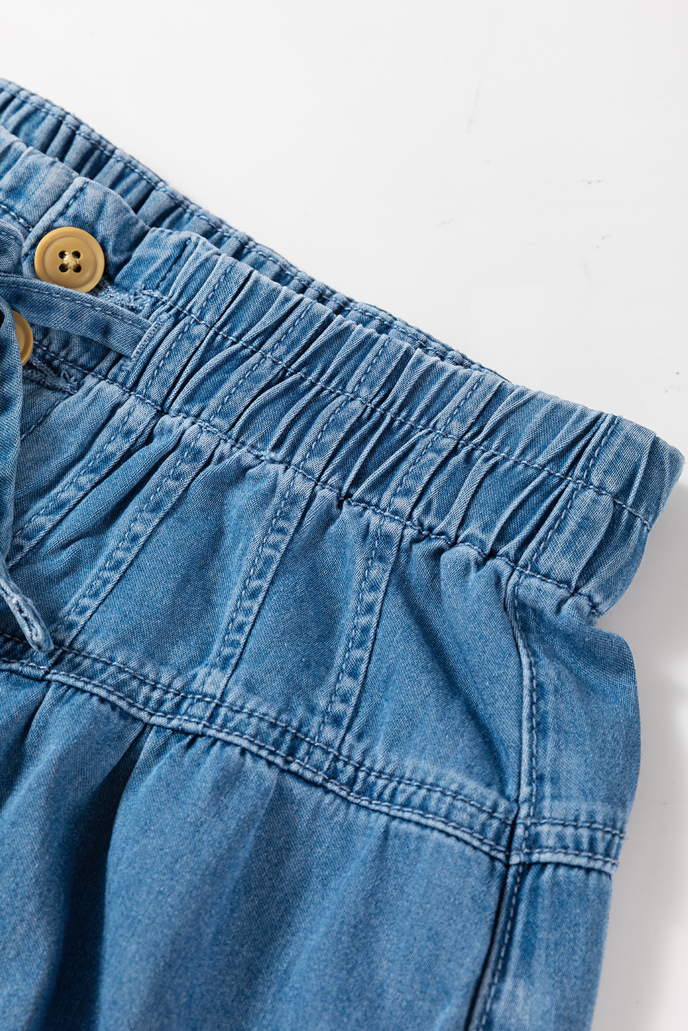 Carbon Grey Mineral Wash Button Fly Waist Wide Leg Jeans - loveforevers