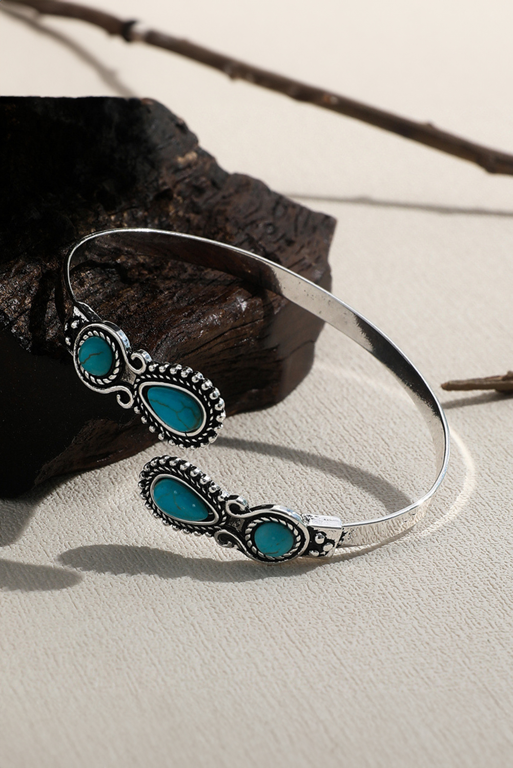 Skobeloff Western Turquoise Stone Bracelet - loveforevers