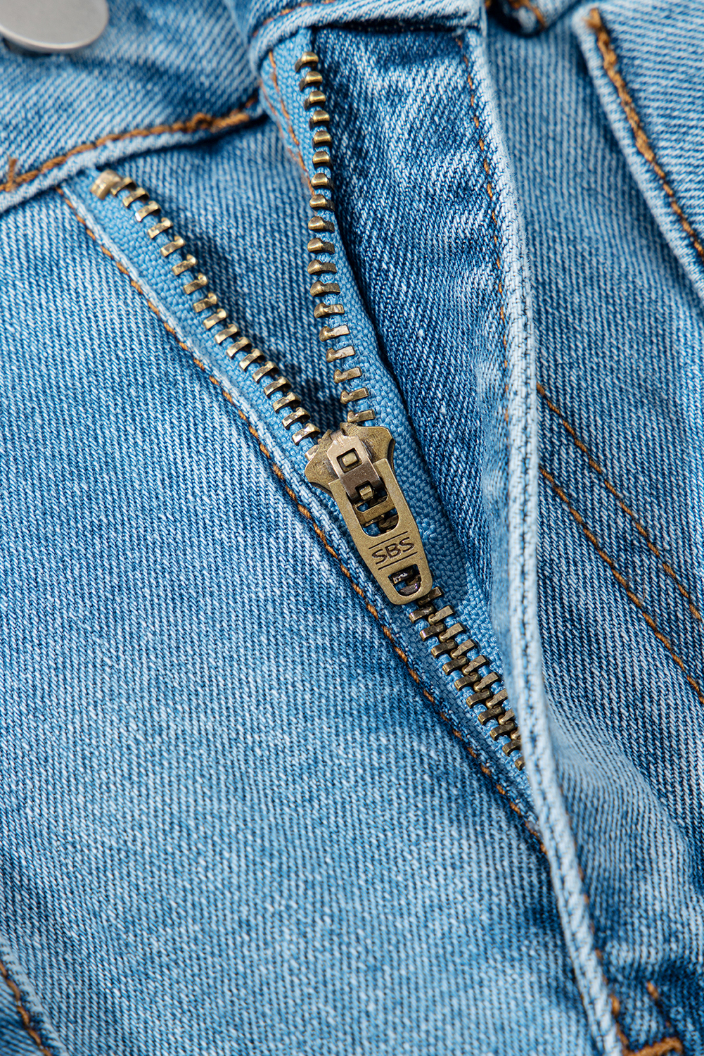 Dusk Blue Acid Wash Bowknot Details High Waist Denim Skirt - loveforevers