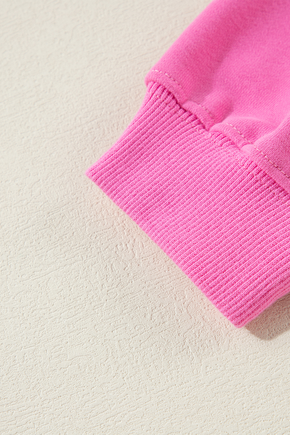 Navy Blue Plain Drop Shoulder Crewneck Pullover Sweatshirt - loveforevers