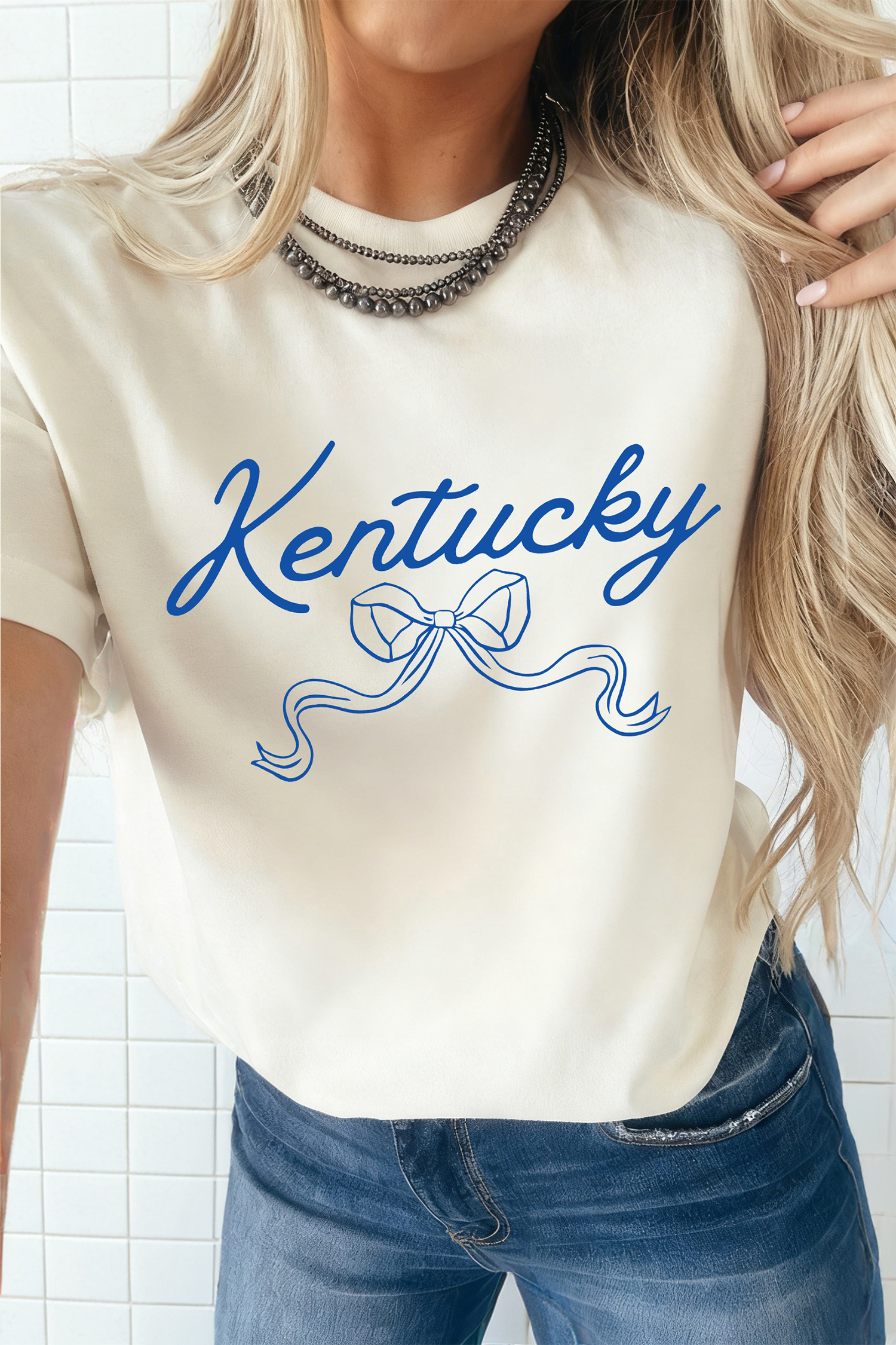 Green Camouflage KENTUCKY Crew Neck Summer Top - loveforevers