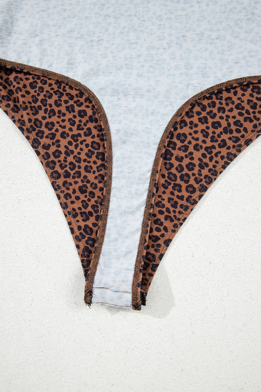 Brown Leopard Printed Sleeveless Scoop Neck Bodysuit - loveforevers
