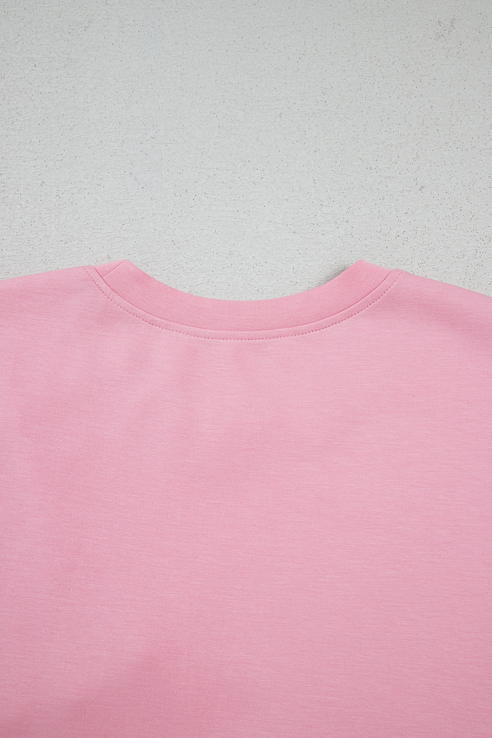 Pink Bow Applique Half Sleeve T-shirt - loveforevers