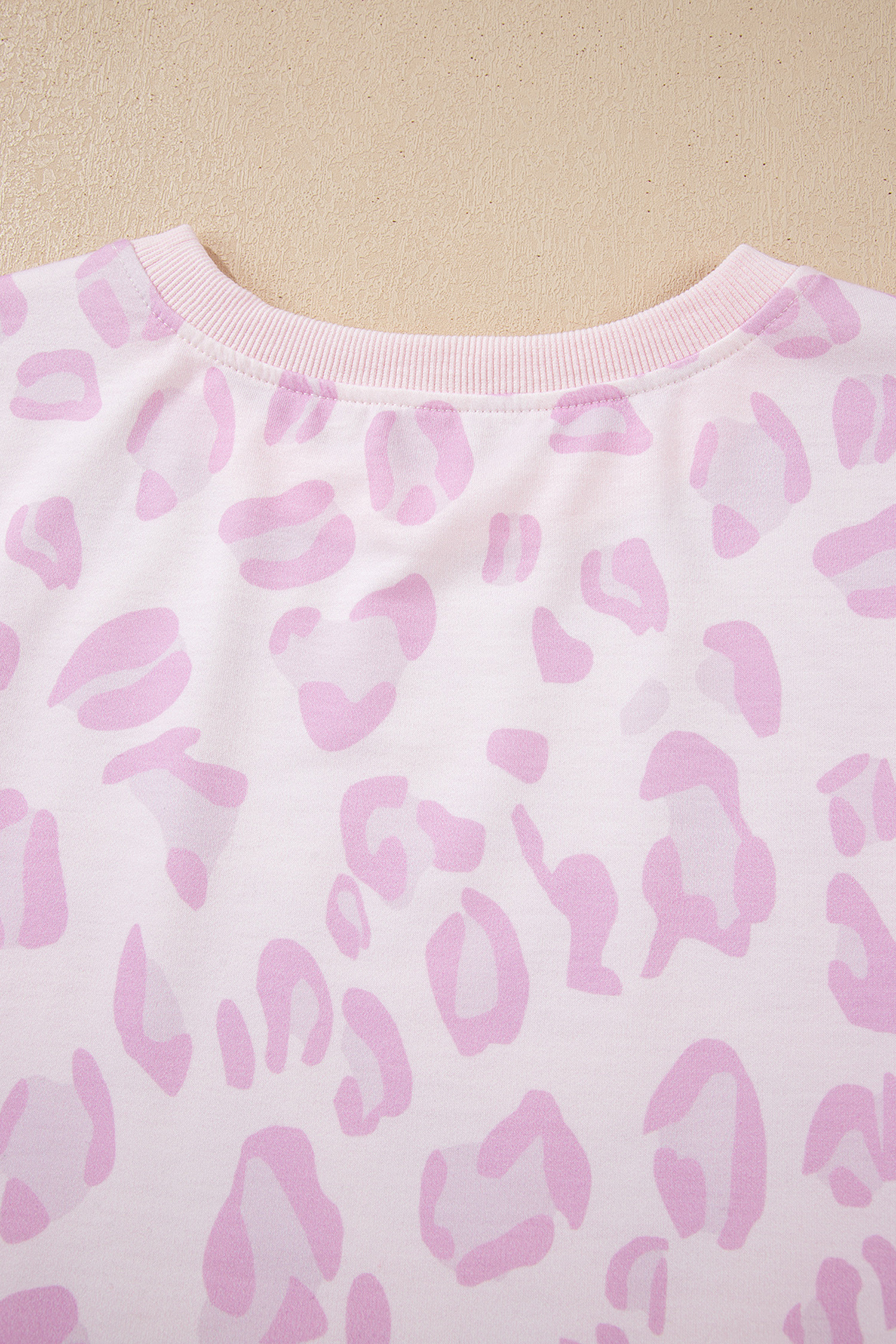 Pink Leopard Two Piece Top and Pants Set - loveforevers