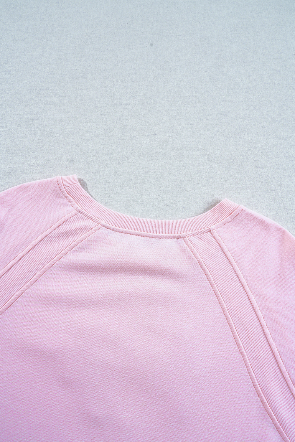 Pink Hugs and Kisses Pop Up Embroidered Raglan Sleeve Sweatshirt - loveforevers
