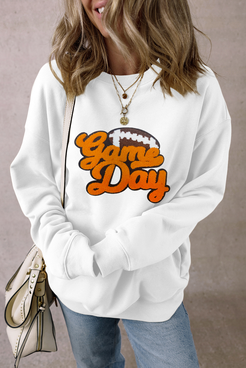 Parchment Shimmering Turkey Pattern Thanksgiving Holiday Sweatshirt - loveforevers