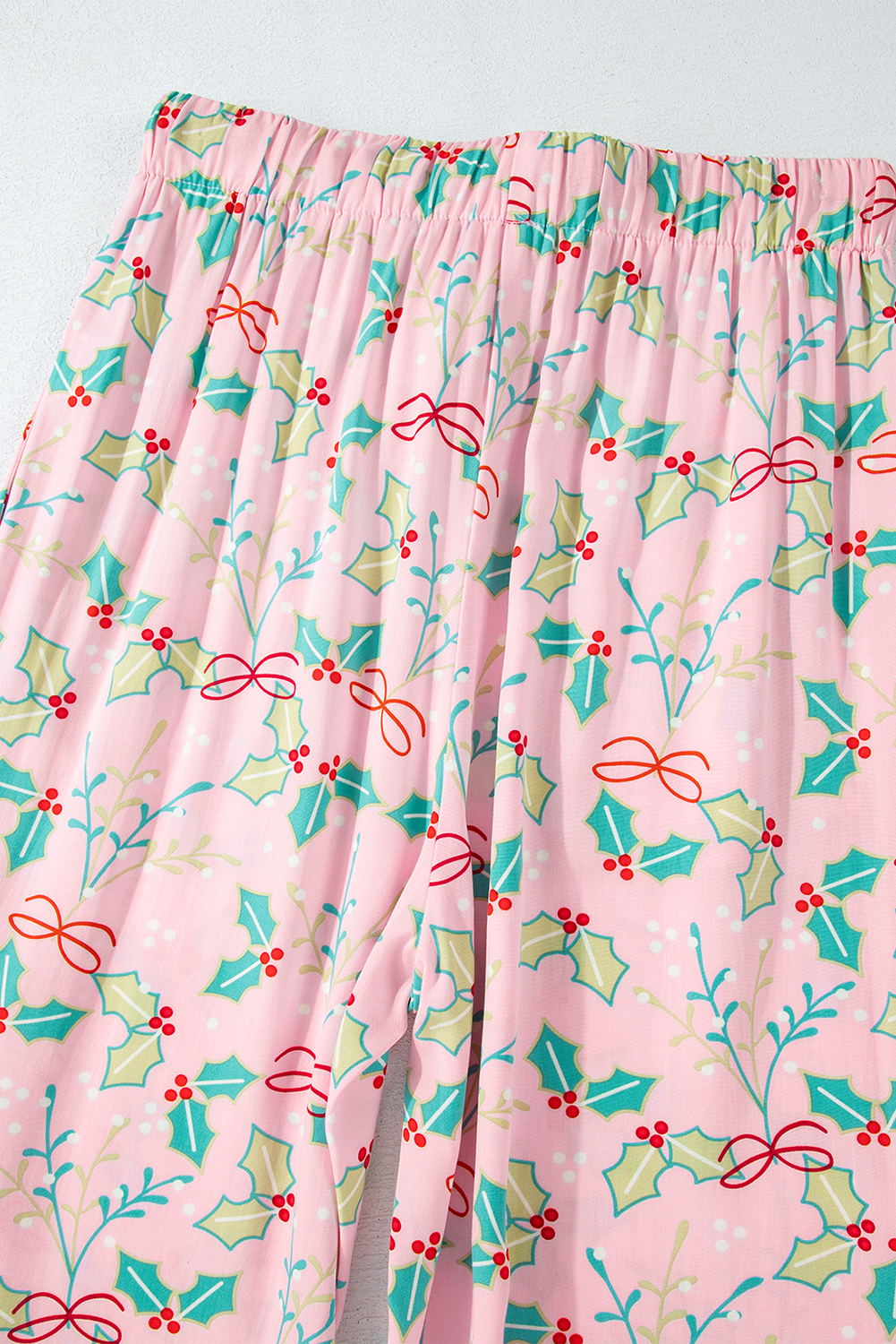 Multicolour Floral Christmas Pajamas Set - loveforevers