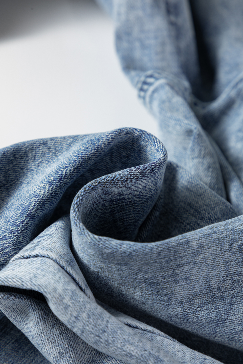 Ashleigh Blue Acid Wash Exposed Seam Drawstring Elastic Waistband Jeans - loveforevers