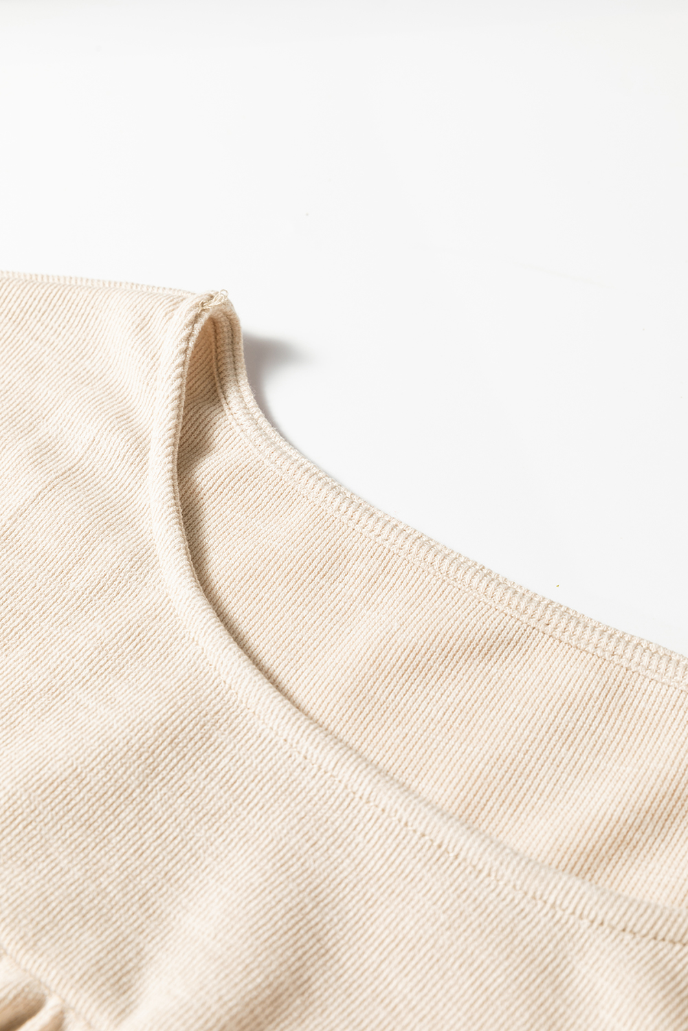 Jet Stream Textured Pleated Drop Shoulder Long Sleeve Knit Top - loveforevers
