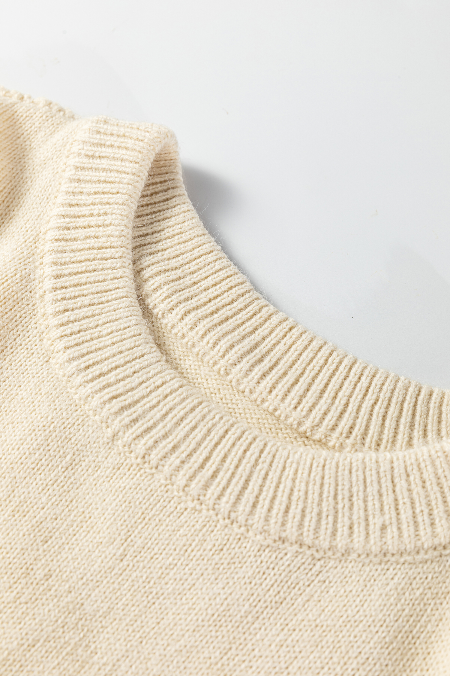 Khaki Stripe Exposed Seam Drop Shoulder Knit Baggy Sweater - loveforevers