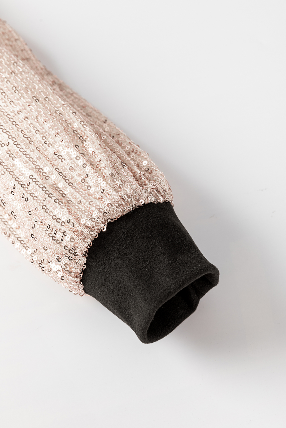 White Sequin Puff Sleeve Shift Mini Dress - loveforevers