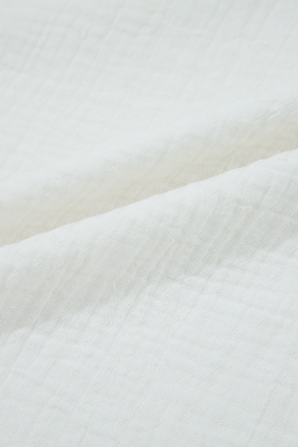 White Textured Lace Trim Pure Cotton Sleeveless Top - loveforevers