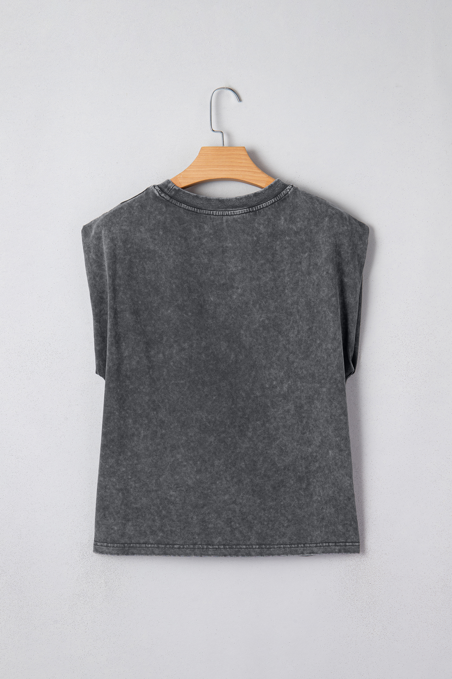 Smoke Gray Cowboy & Beer Western Graphic Mineral Wash Tank Top - loveforevers