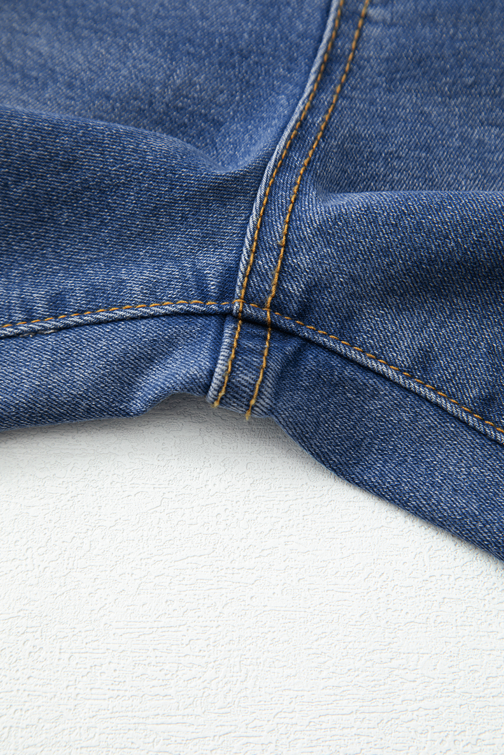 Real Teal Raw Hem Unique Cuffs Straight High Rise Loose Jeans - loveforevers