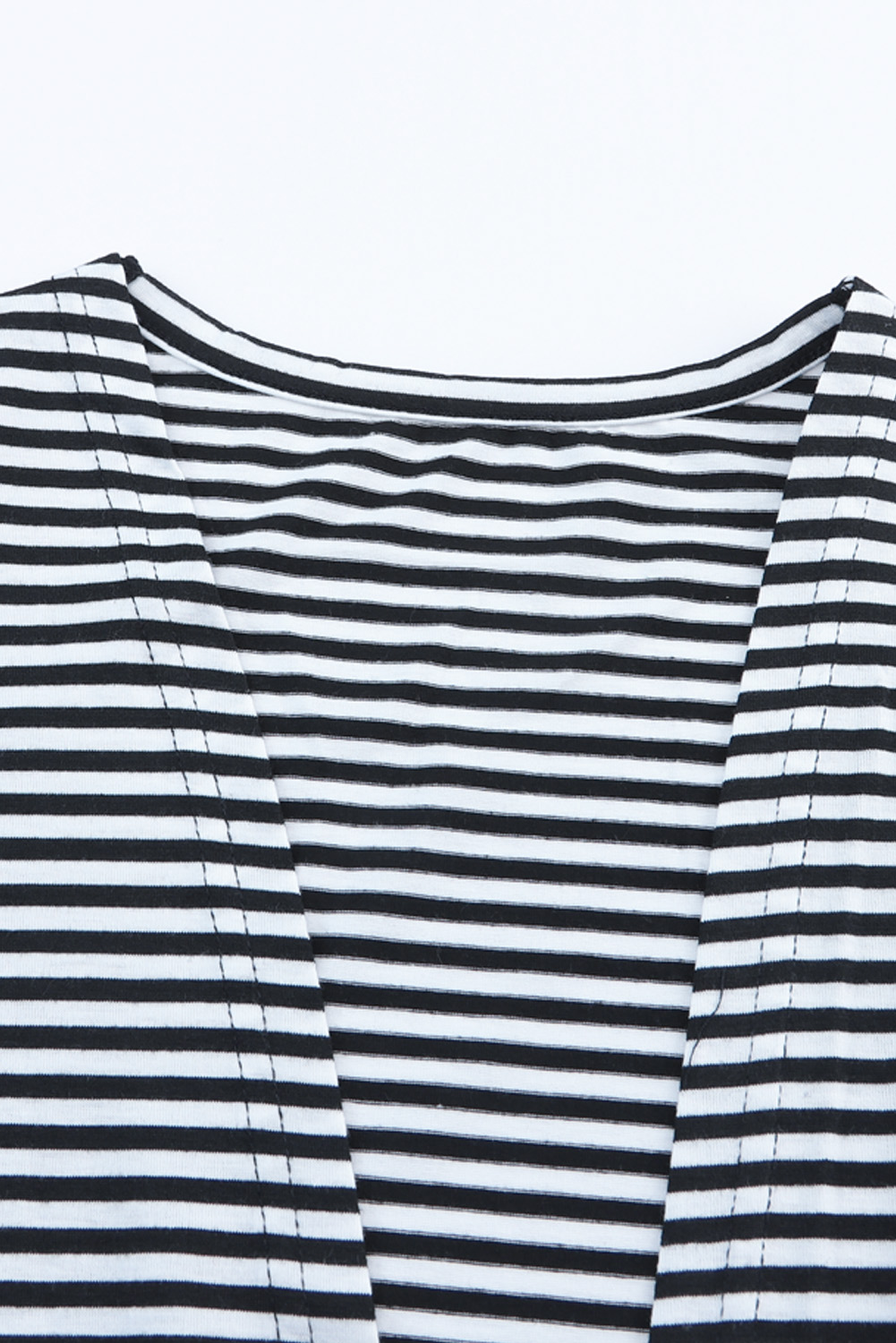 Stripe Open Front Long Cardigan - loveforevers