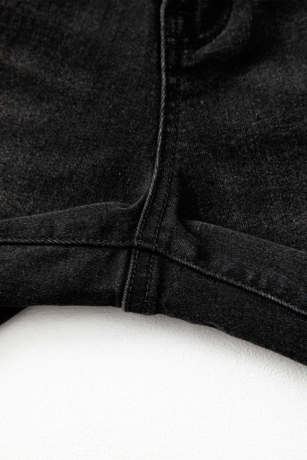 Real Teal Raw Hem Unique Cuffs Straight High Rise Loose Jeans - loveforevers