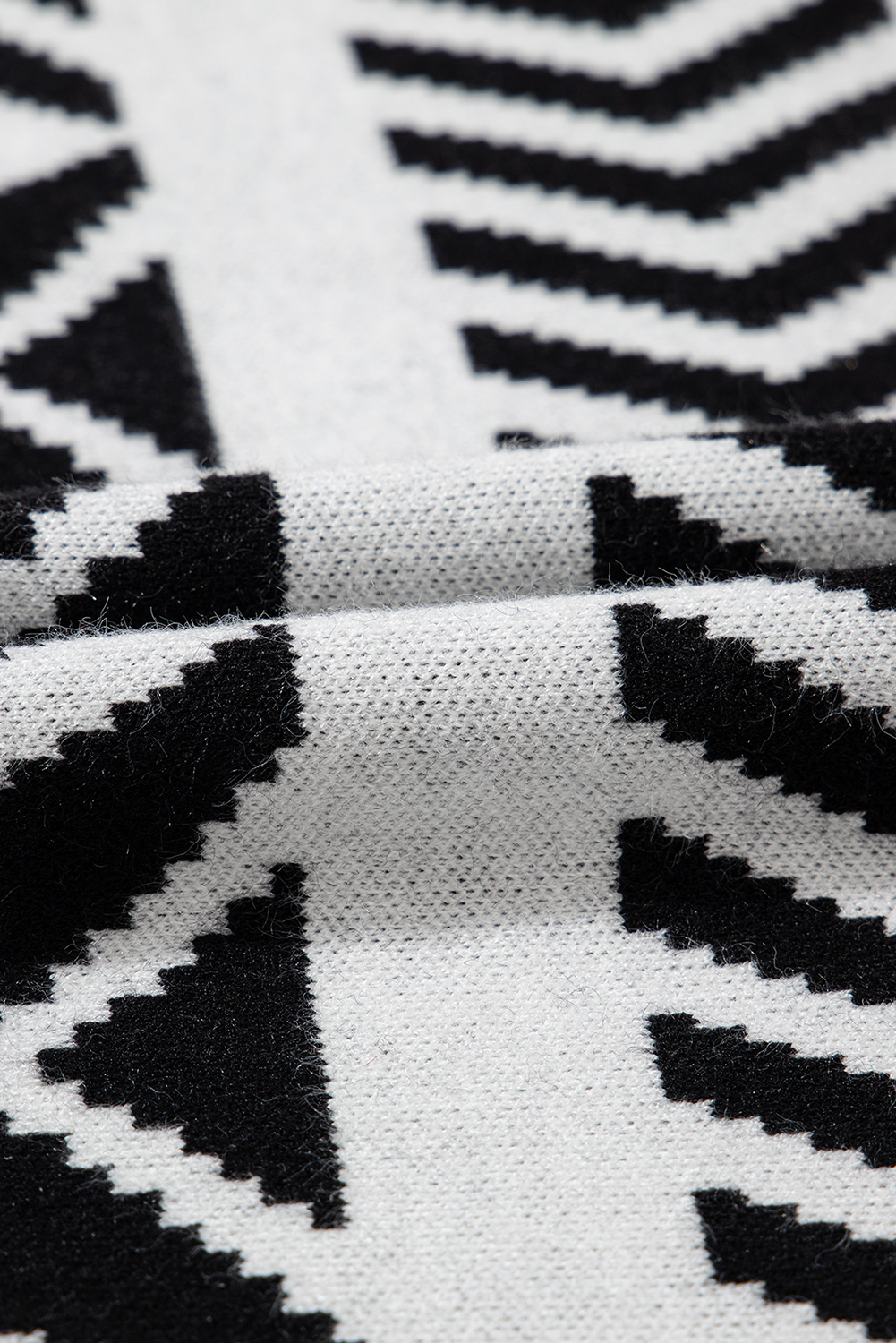 Brown Abstract Print Pullover Sweater - loveforevers