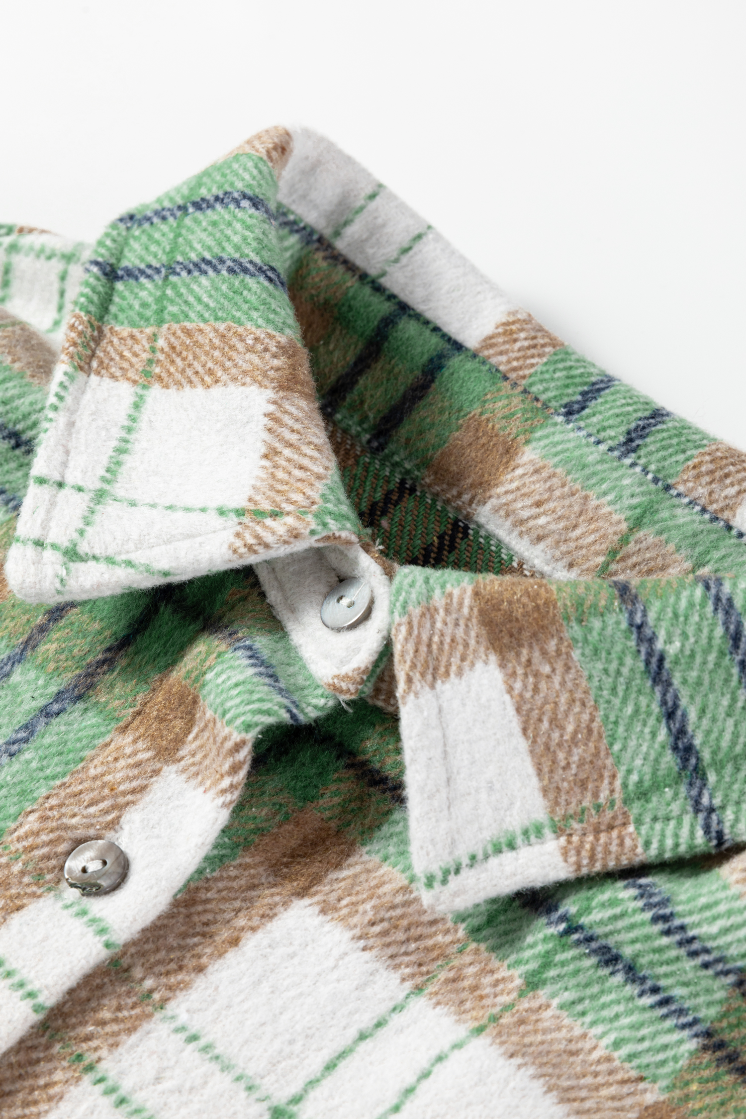 Red Christmas Plaid Casual Flannel Shacket - loveforevers