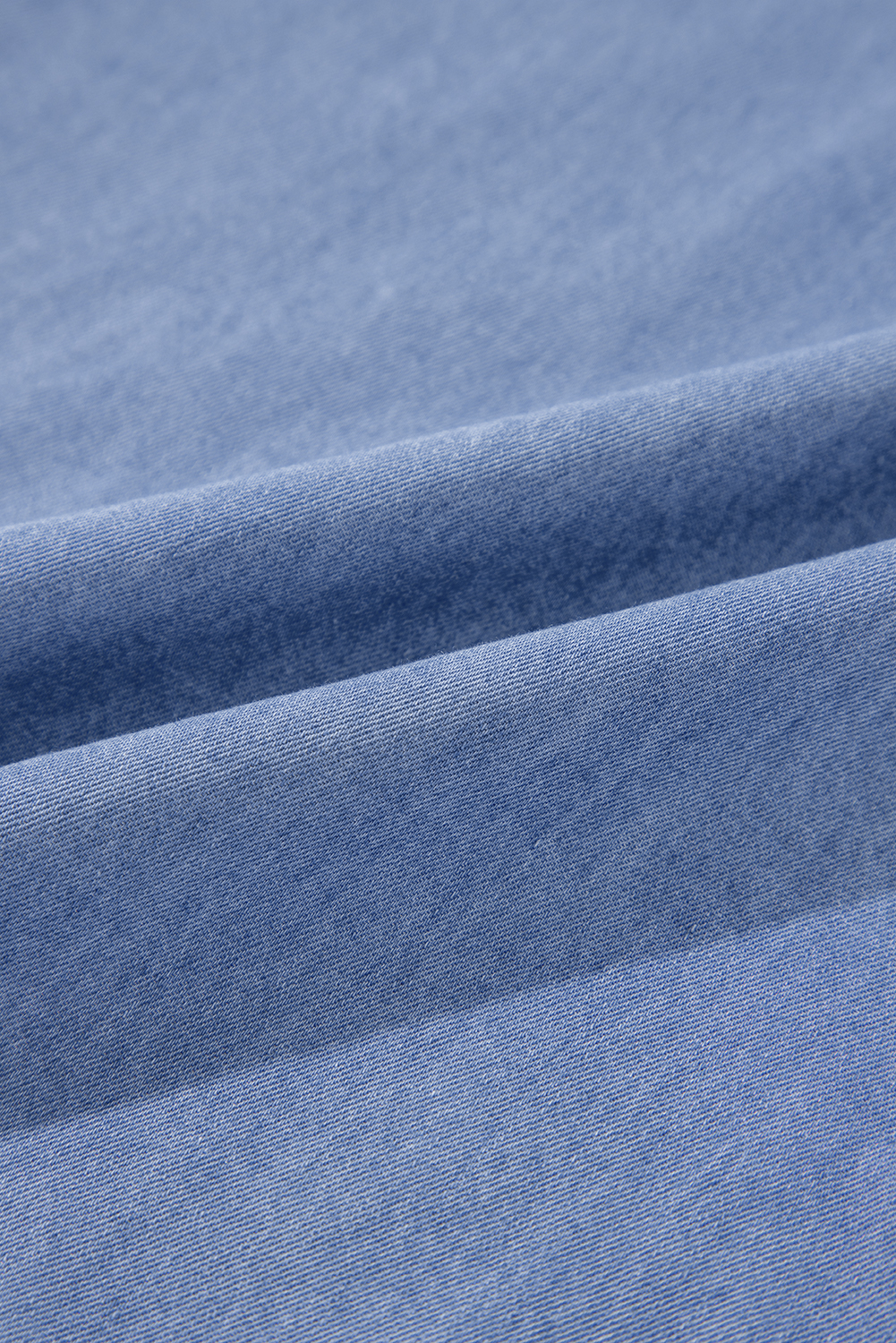 Myosotis Chambray Deep V Neck Bracelet Sleeve Maxi Dress - loveforevers