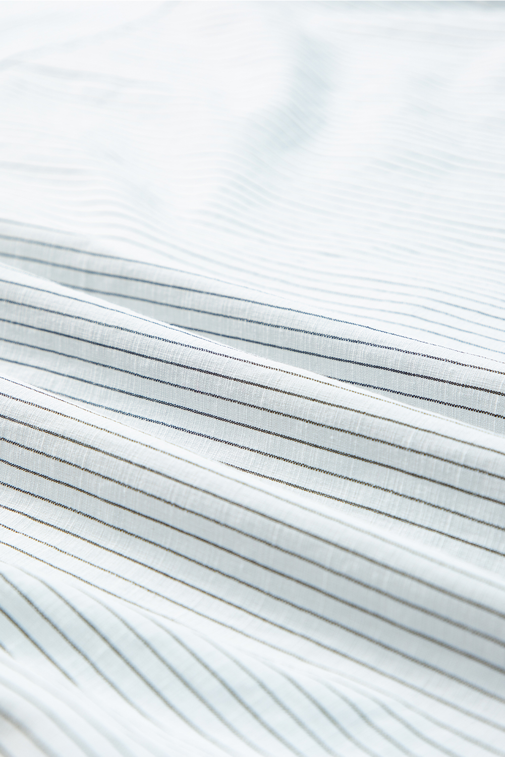 DEAR-LOVER Stripe Roll-tab Sleeve Pocketed Long Shirt - loveforevers