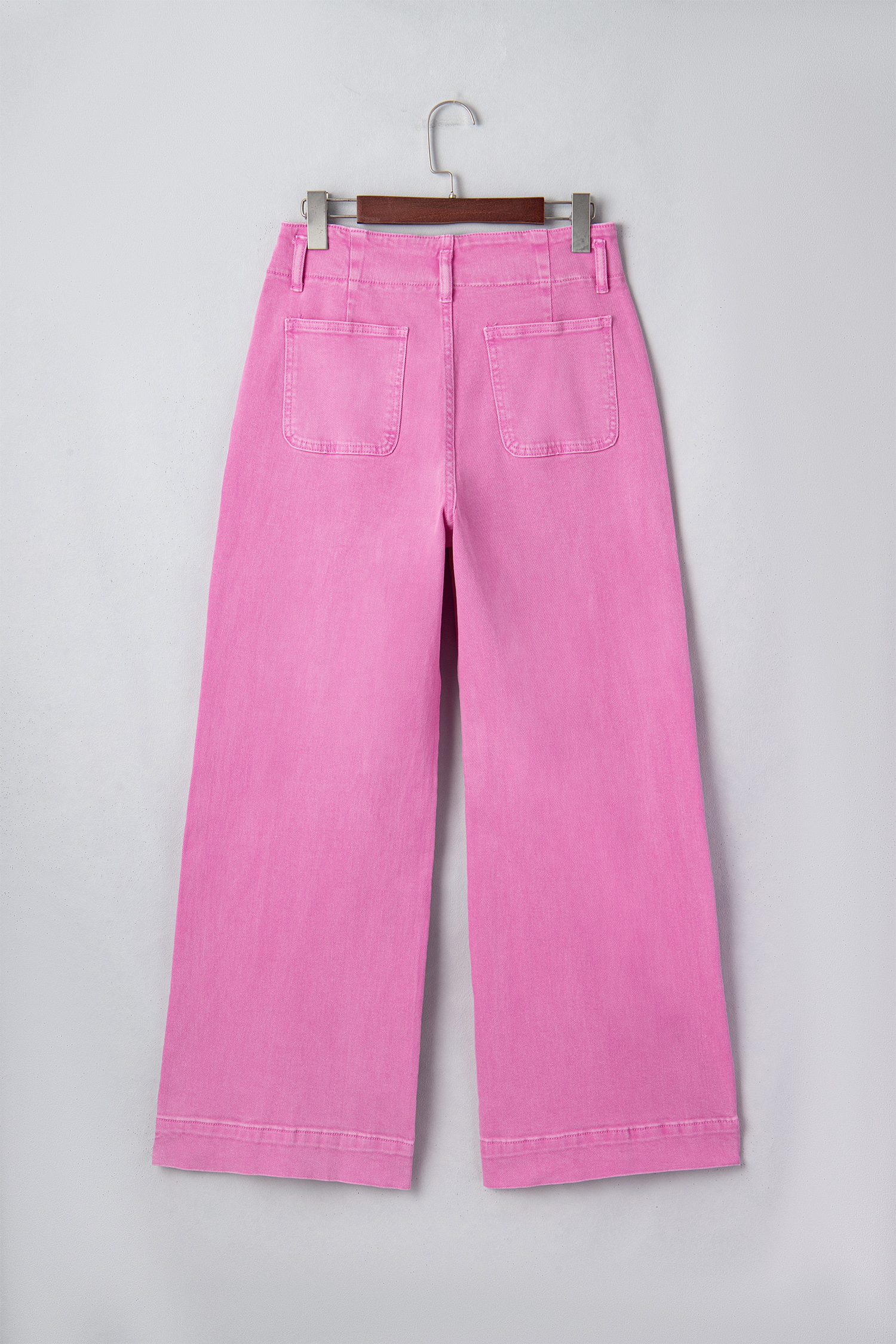 Bonbon 2-Button High Waist Flared Bottom Jeans - loveforevers