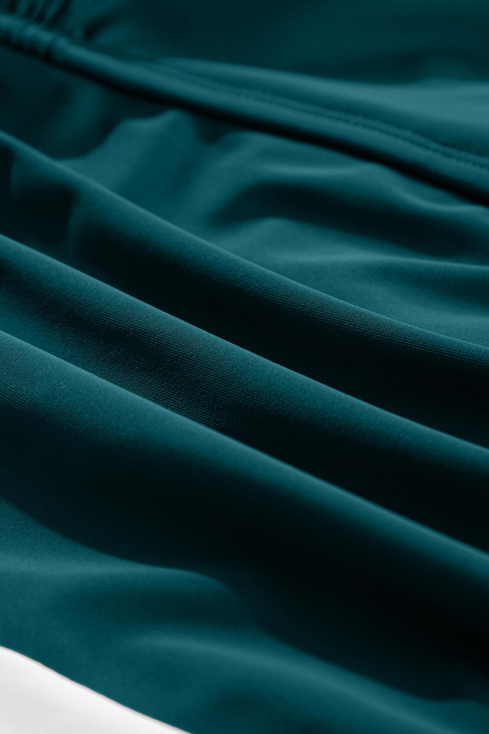 Sea Green Drawstring Tummy Control Mix-and-match 2pcs Tankini Swimsuit - loveforevers
