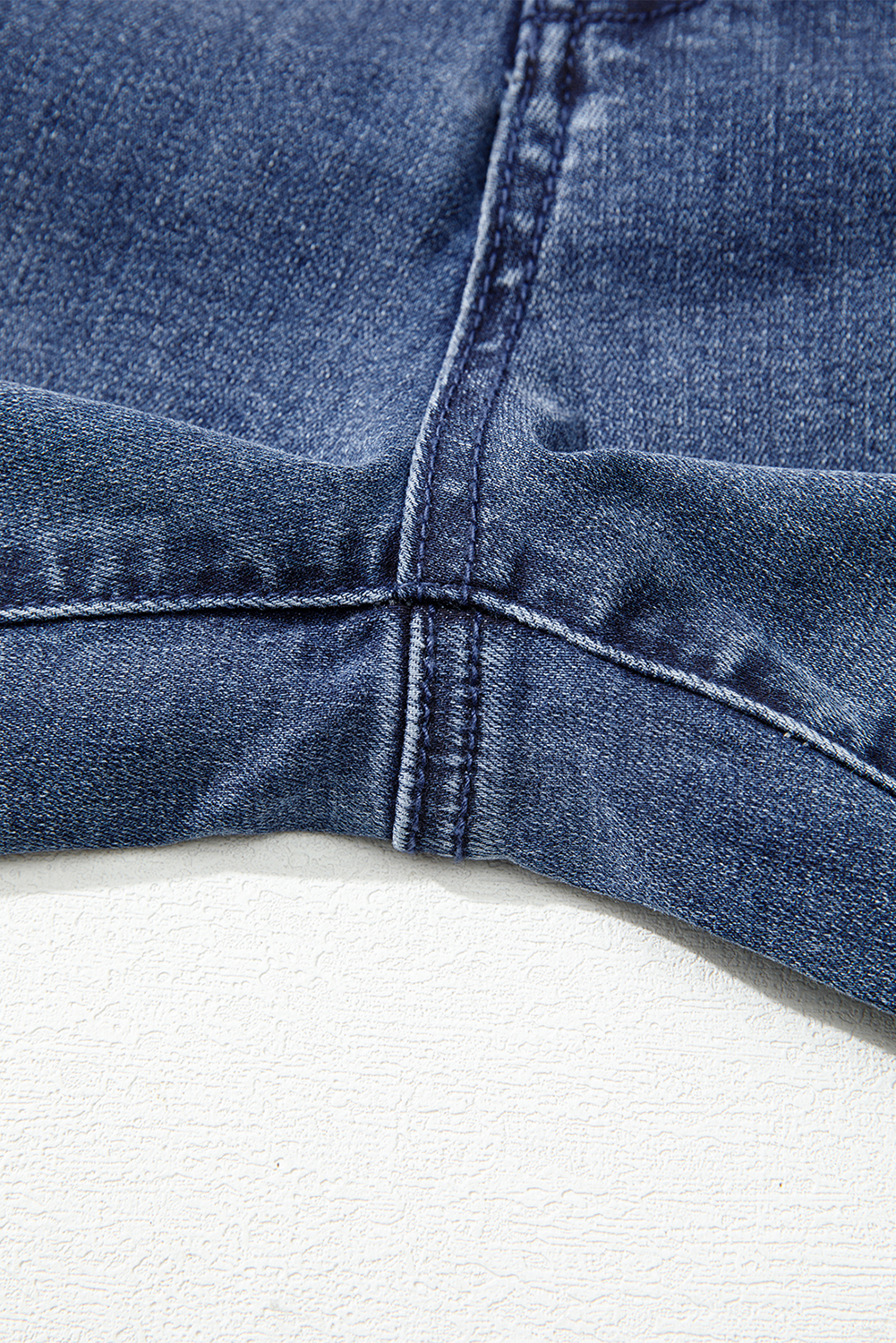 Dirty blue High Waist Button Zip Fly Bell Bottom Jeans - loveforevers