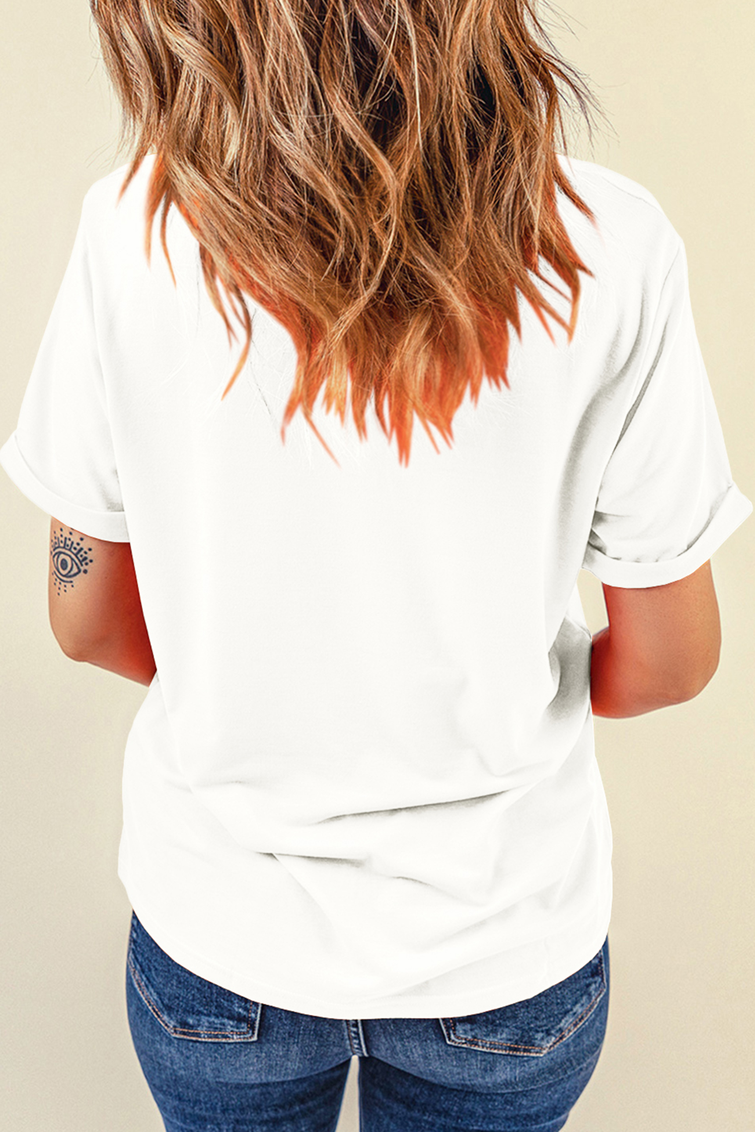 White LOUISIANA MARDI GRAS Retro Print T Shirt - loveforevers