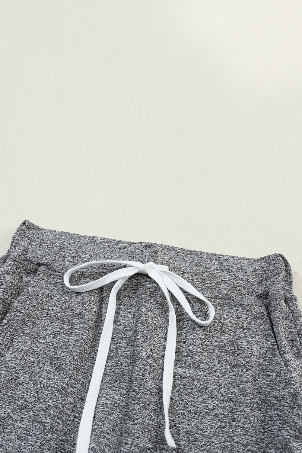 Black Drawstring Elastic Waistband Pocketed Joggers - loveforevers