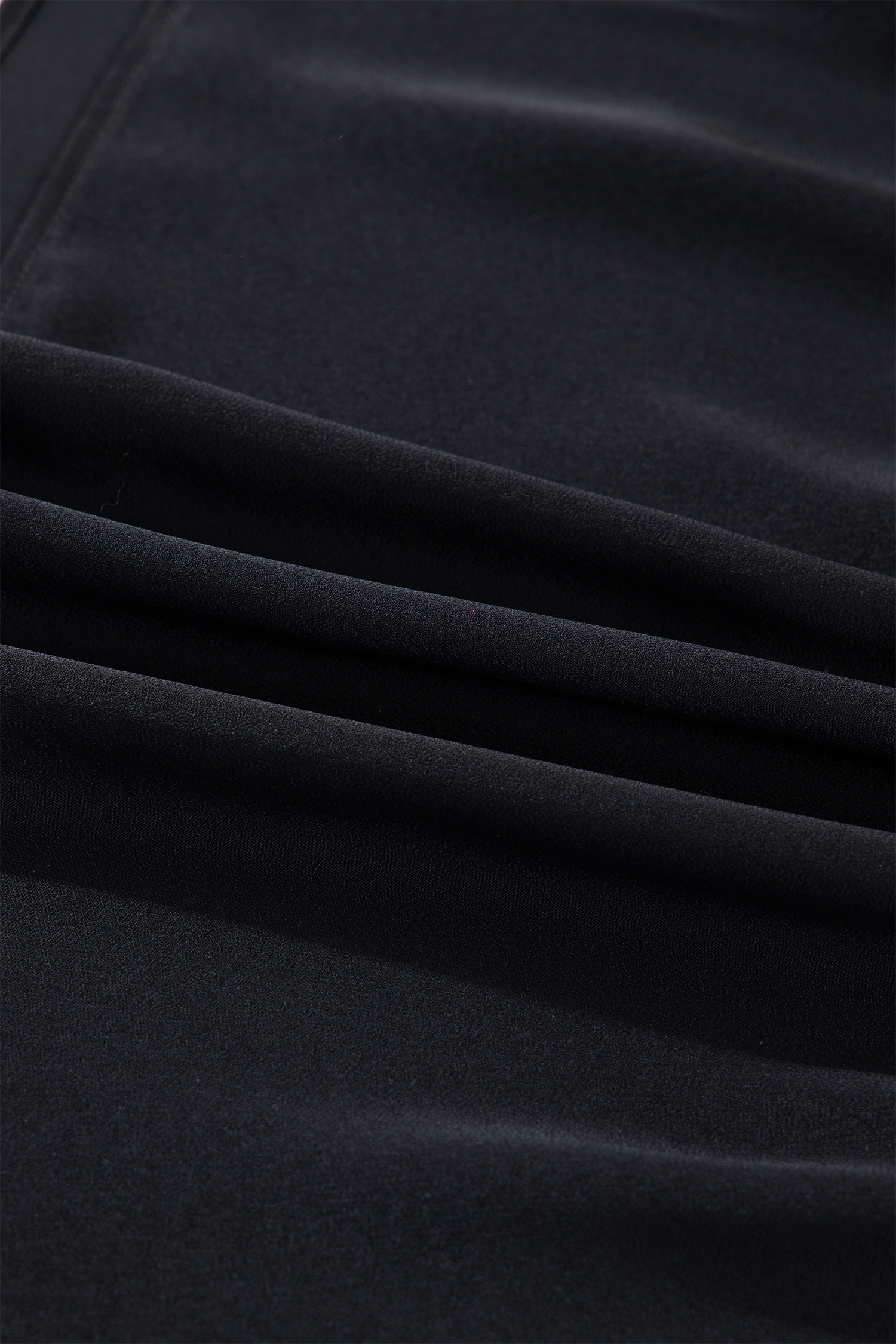 Black Flounced Bracelet Sleeve V Neck Tiered Maxi Dress - loveforevers