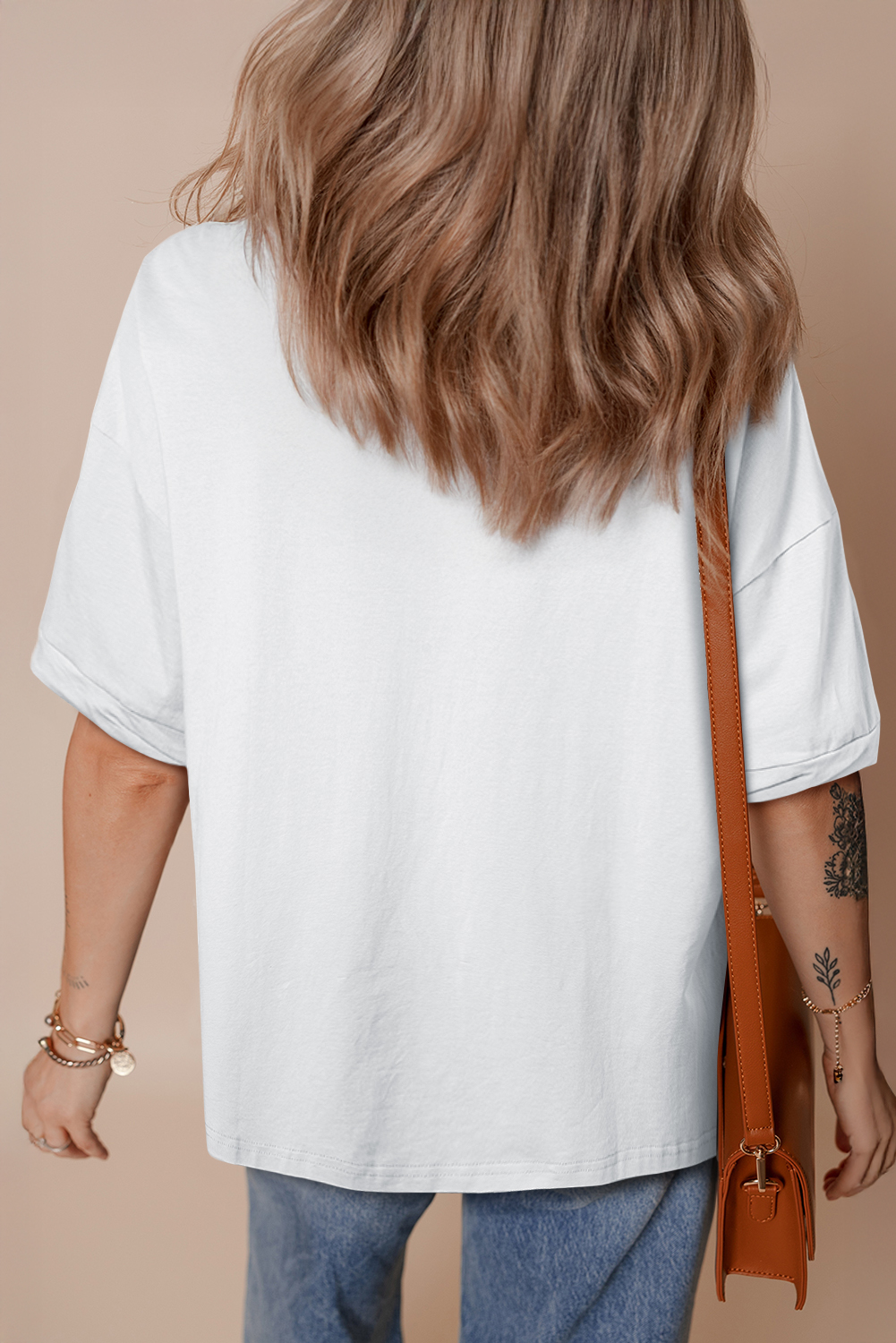 Black Loose Half Sleeve Hi Low Hem T Shirt - loveforevers