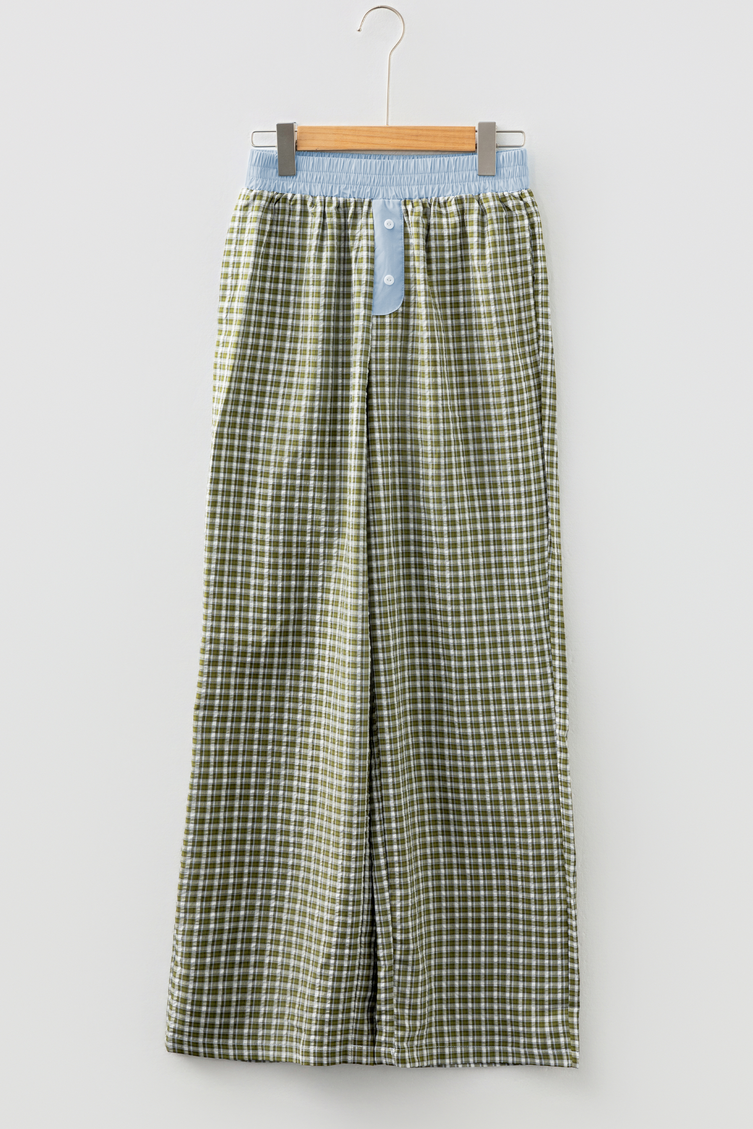 Brown Preppy Gingham Boxer Pants - loveforevers