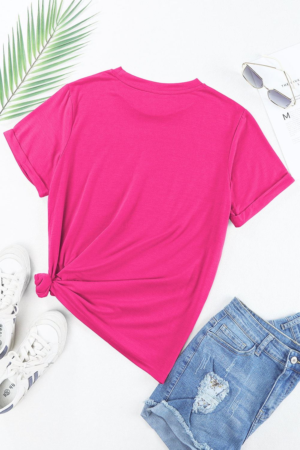 Rose Red MAMA Graphic Crew Neck Tee - loveforevers