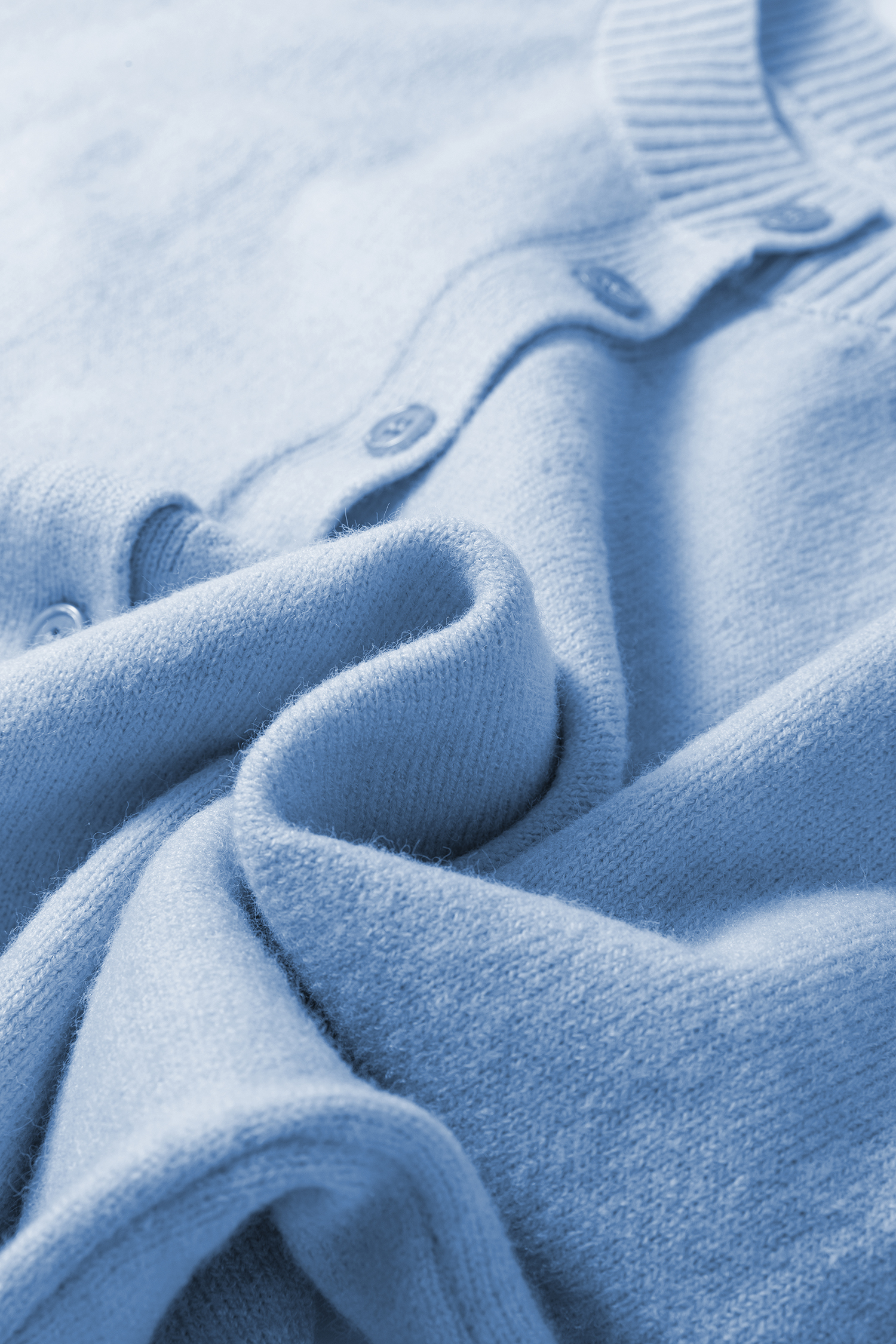 Lavendula 3/4 Sleeve Boxy Knit Button Down Sweater Cardigan - loveforevers