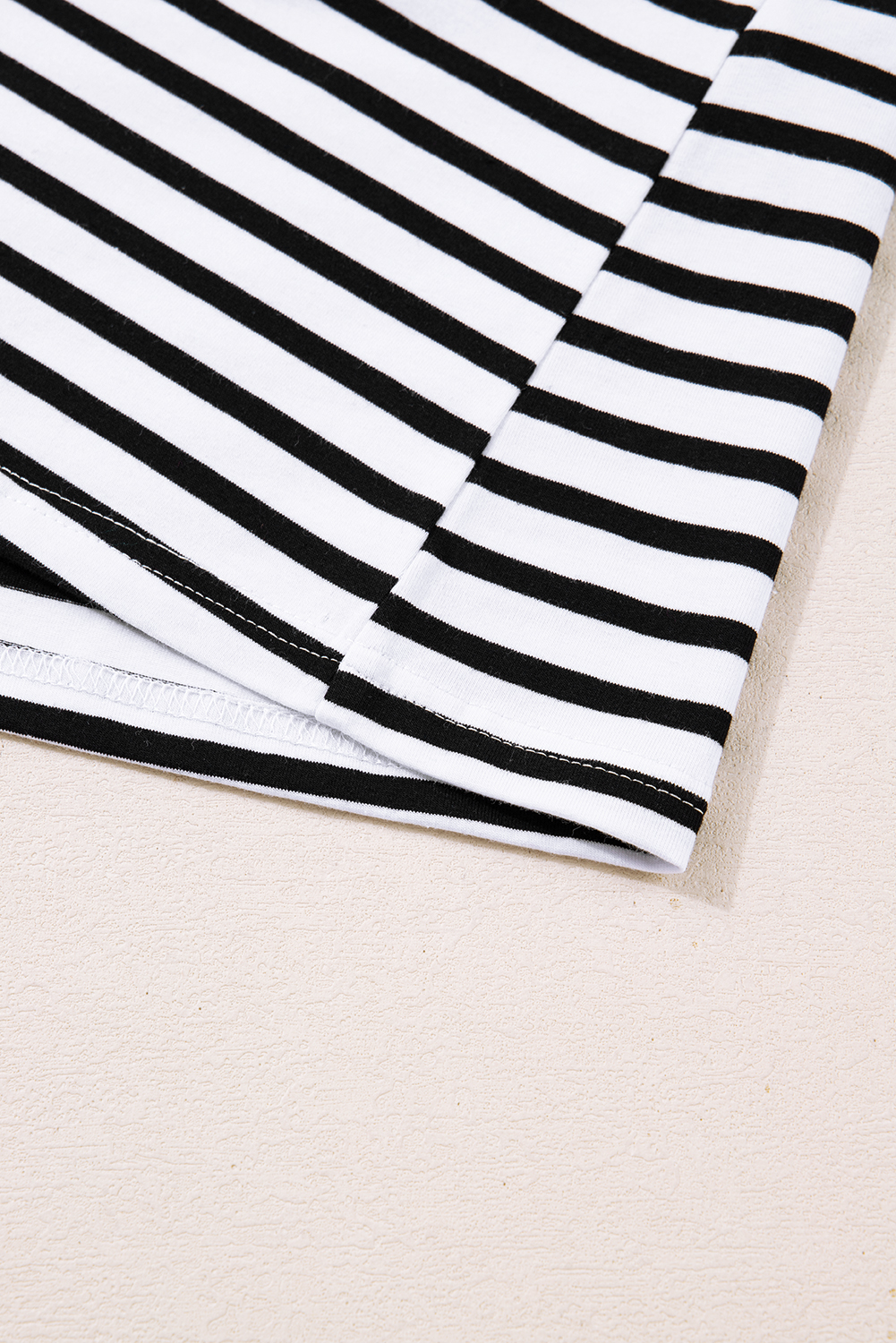 White Stripe Buttoned Front Collared Long Sleeve T Shirt Dress with Pockets - loveforevers