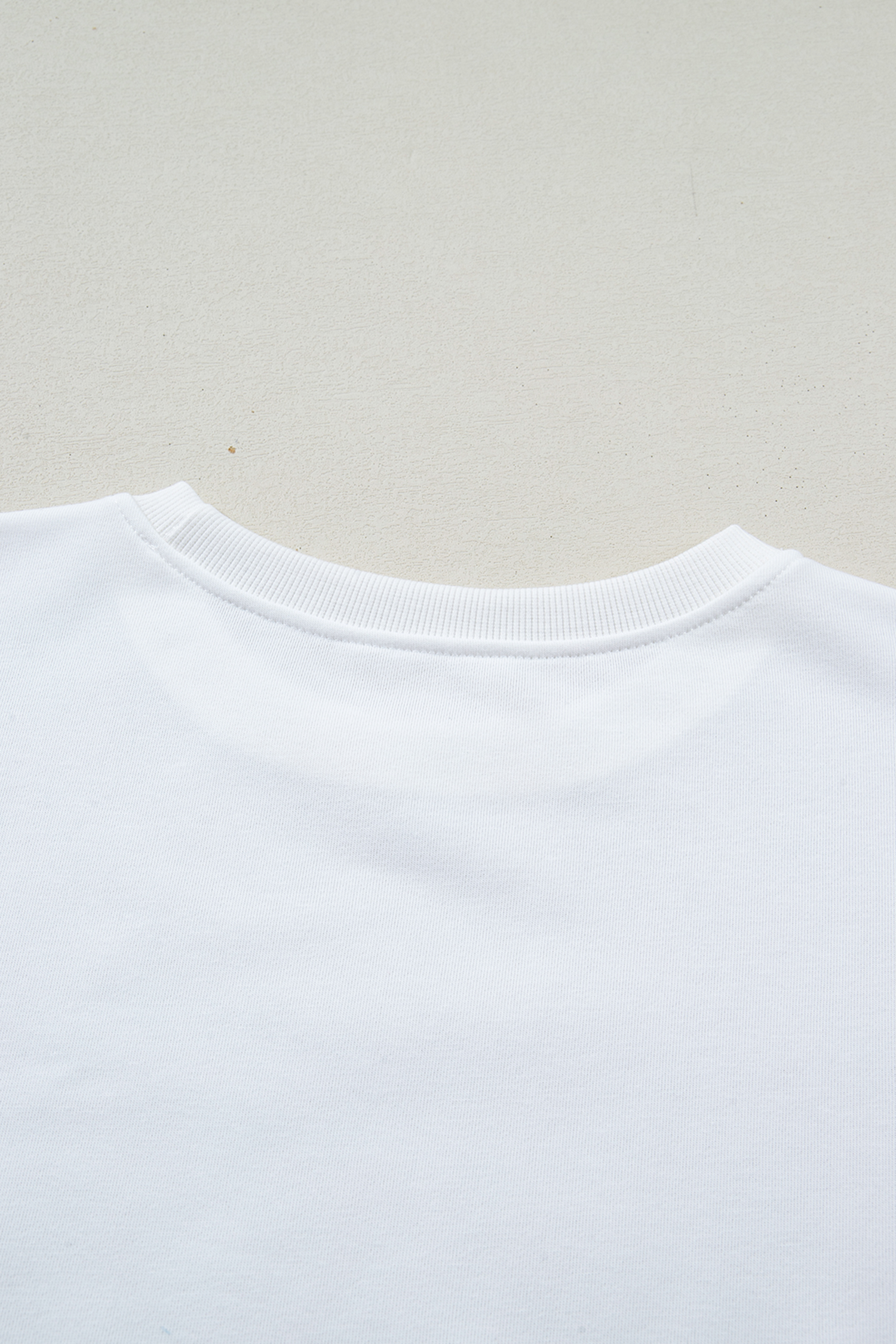 White LUCKY Clover Embroidered Long Sleeve Top - loveforevers