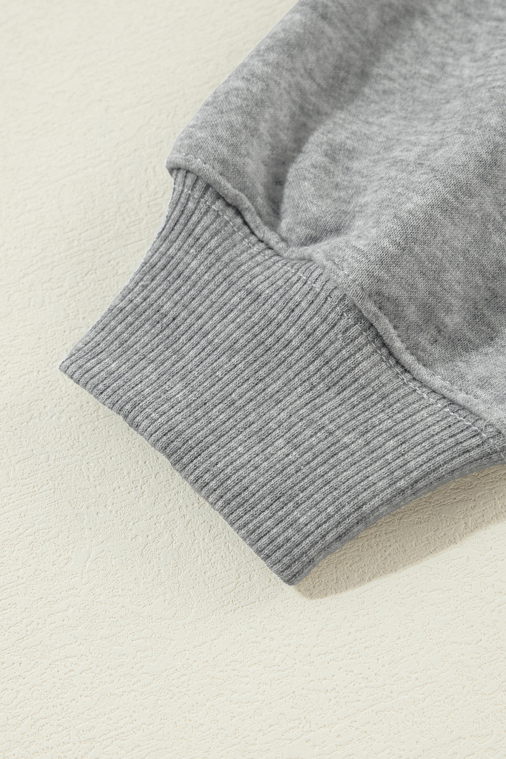 Gray Solid Classic Crewneck Pullover Sweatshirt - loveforevers