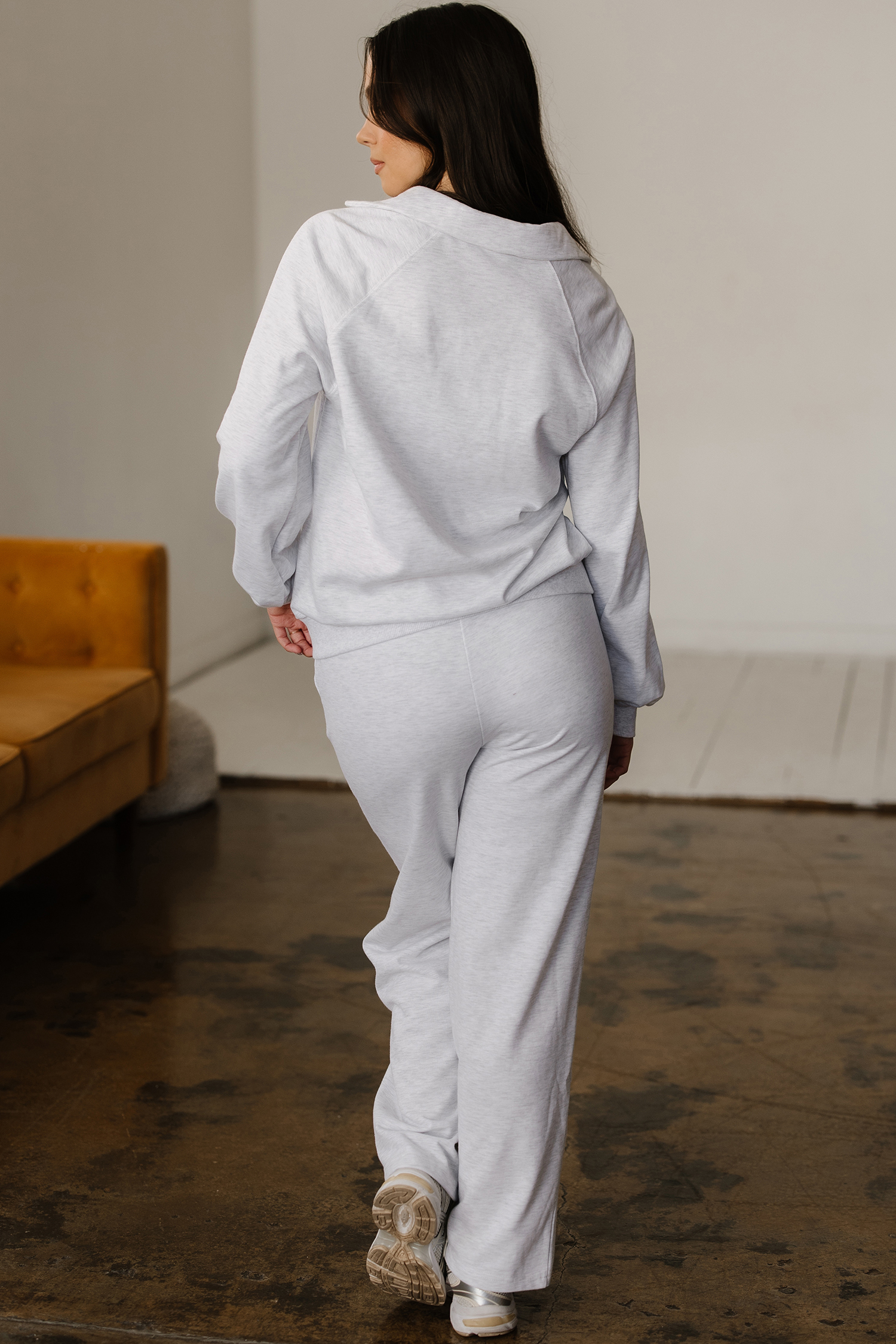 Light Grey Polo Tee Casual Pant Set - loveforevers
