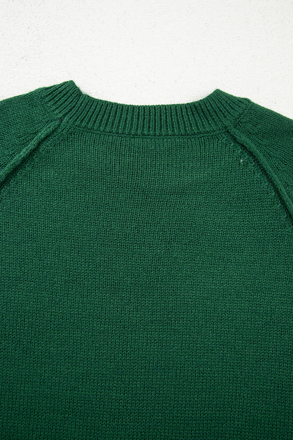 Evergreen Raglan Sleeve Crew Neck Sweater - loveforevers