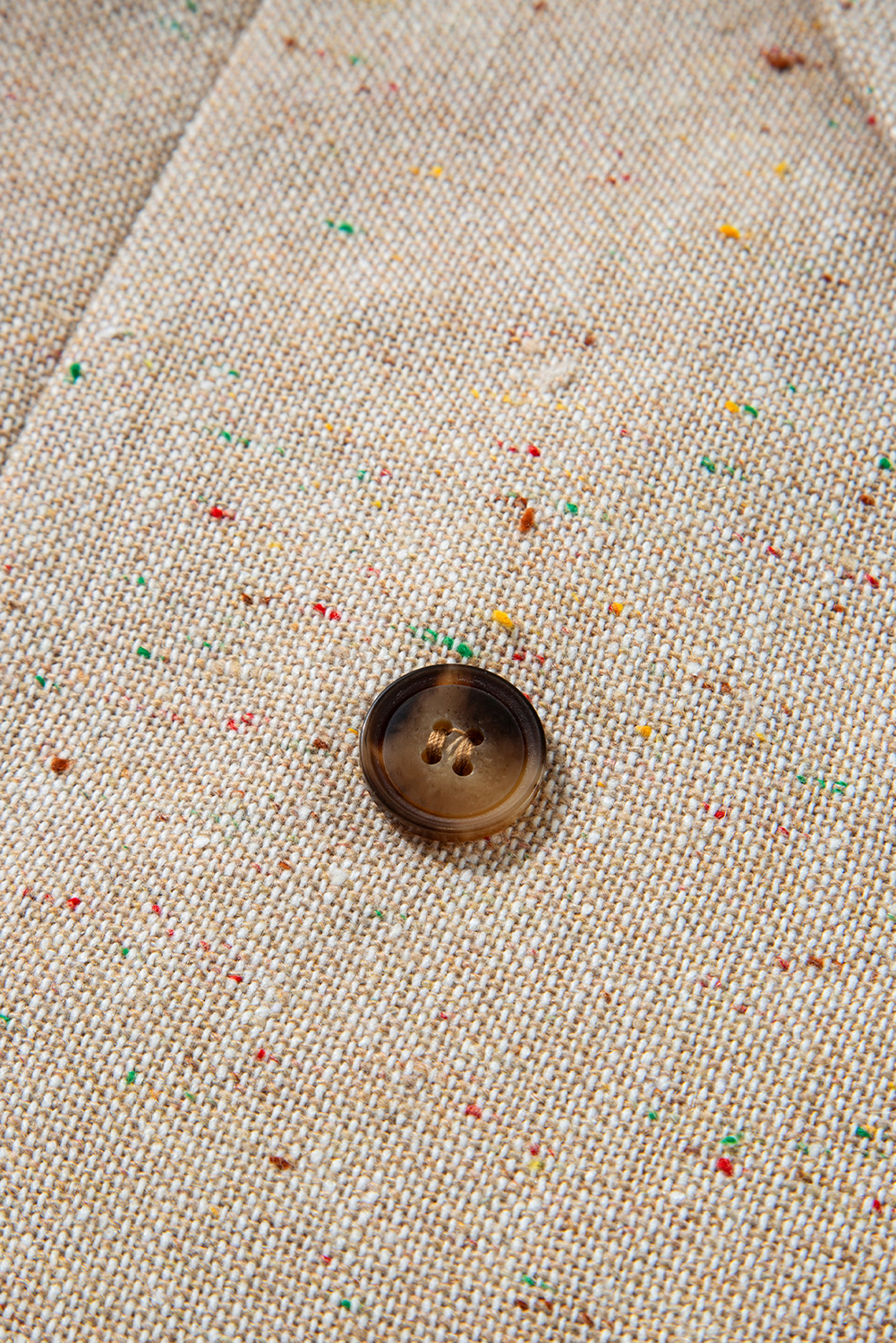 Oatmeal Single Breasted Elegant Suit Jacket - loveforevers