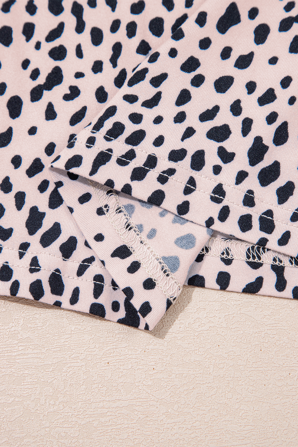 Apricot Leopard Round Neck Tank Top - loveforevers