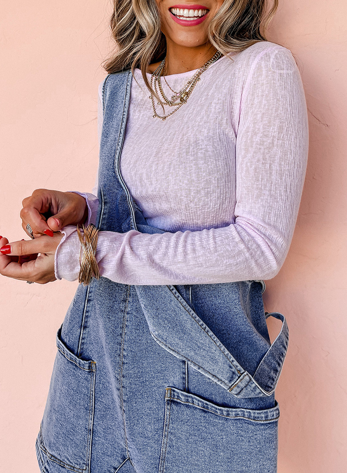 Dusk Blue Sleeveless U Neck Patched Pocket Denim Romper - loveforevers