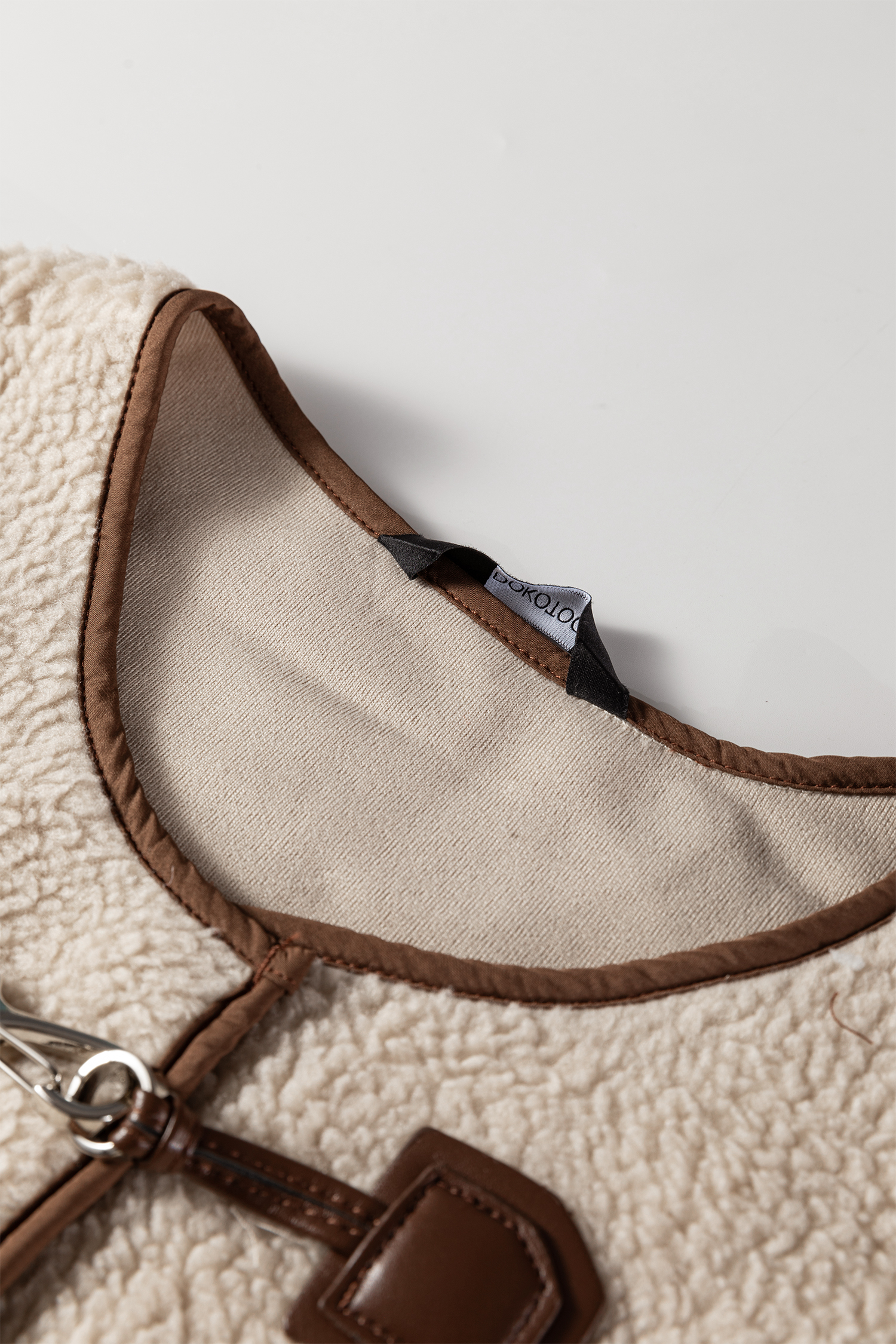 Apricot Toggle Button Teddy Coat - loveforevers