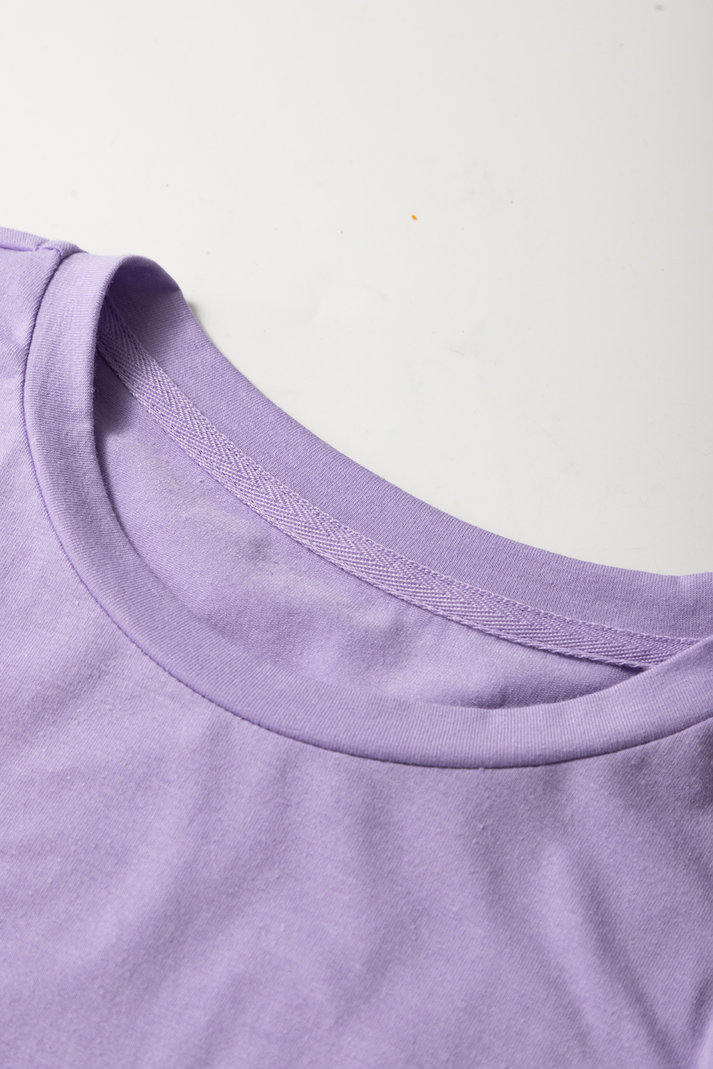 Khaki Casual Plain Crew Neck Tee - loveforevers
