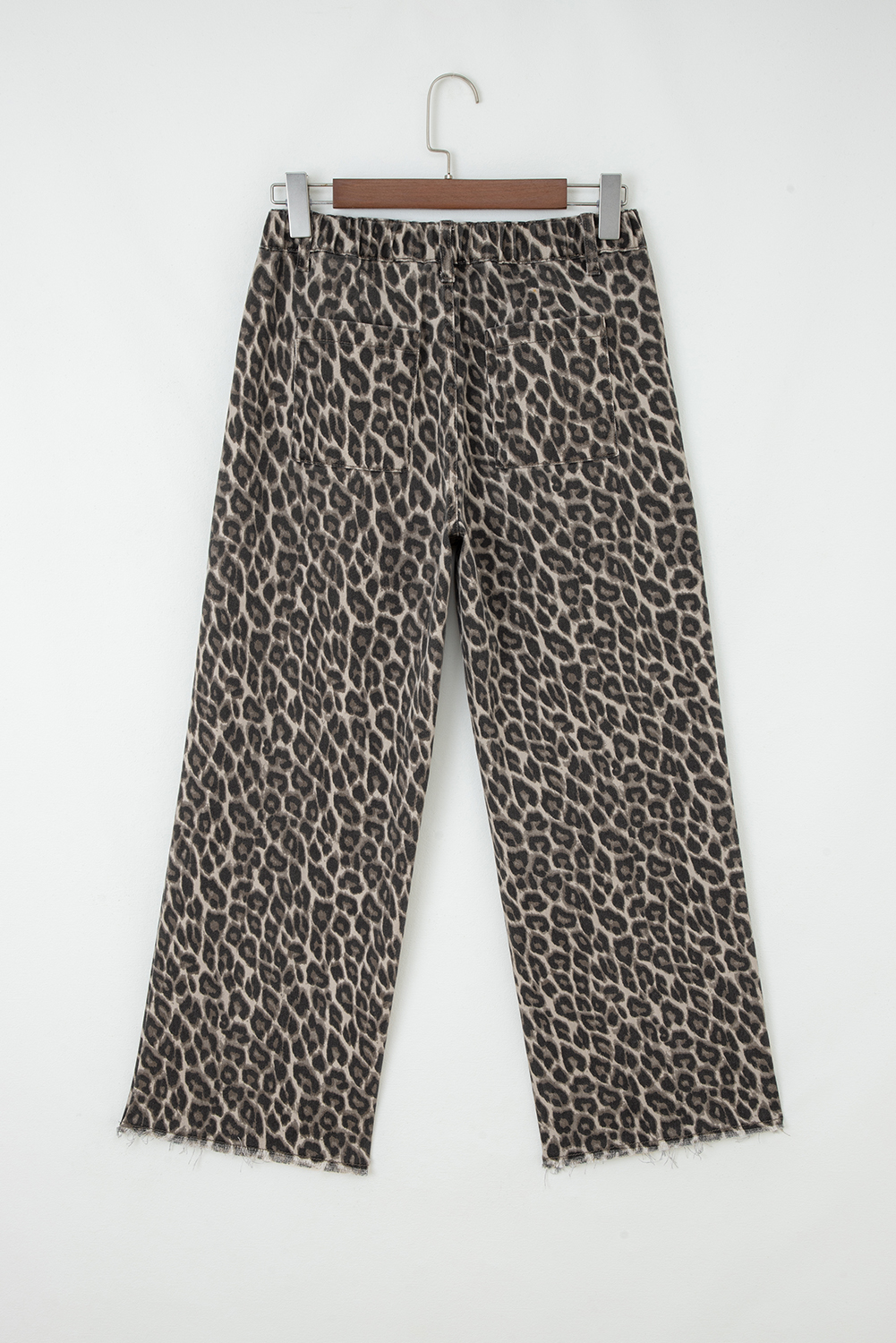 Yellow Leopard Straight Loose Leg Jeans - loveforevers
