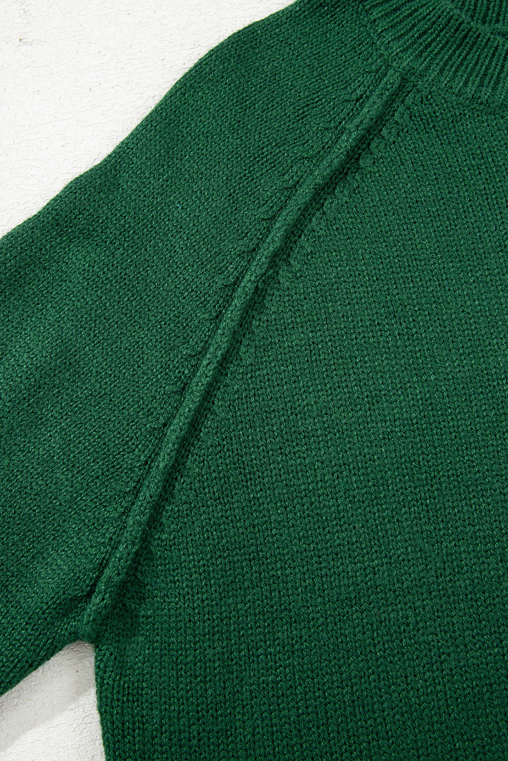 Evergreen Raglan Sleeve Crew Neck Sweater - loveforevers