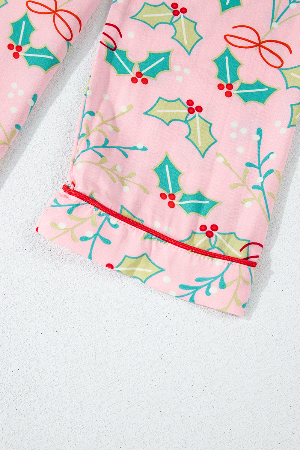 Multicolour Floral Christmas Pajamas Set - loveforevers